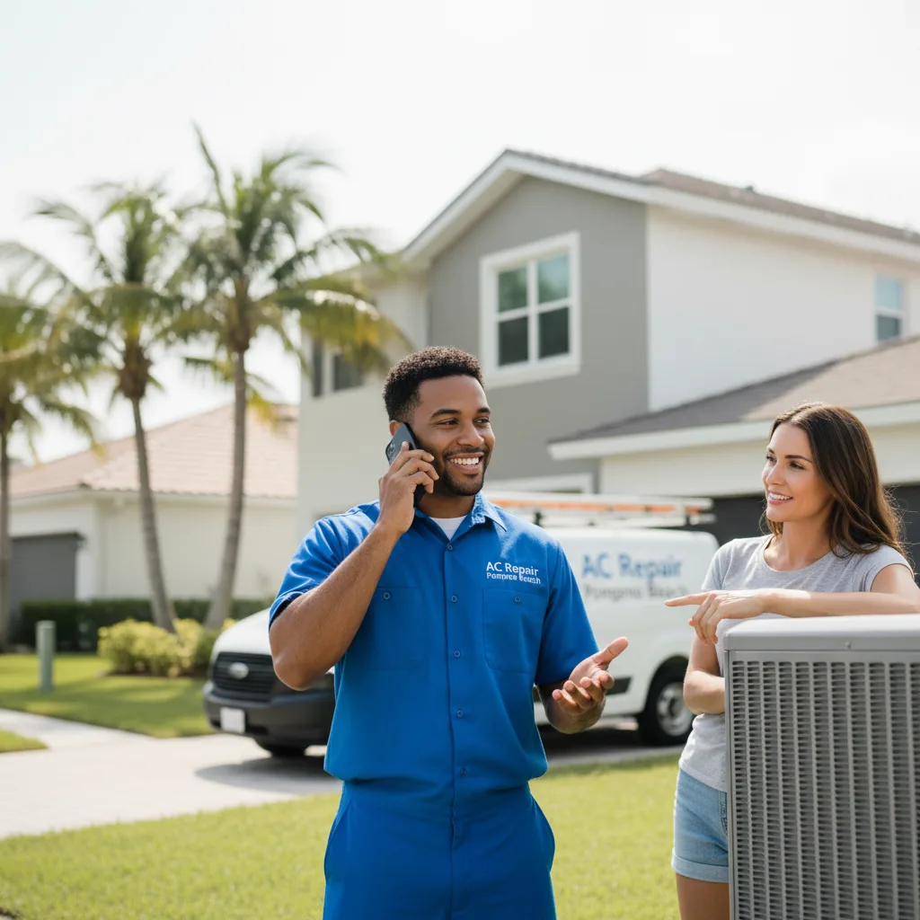 AC Repair Pompano Beach customer support in Las Vegas